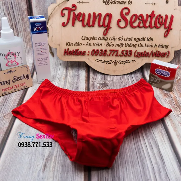 Quần chíp dương vật có rung mang khoái cảm đến mọi lúc mọi nơi