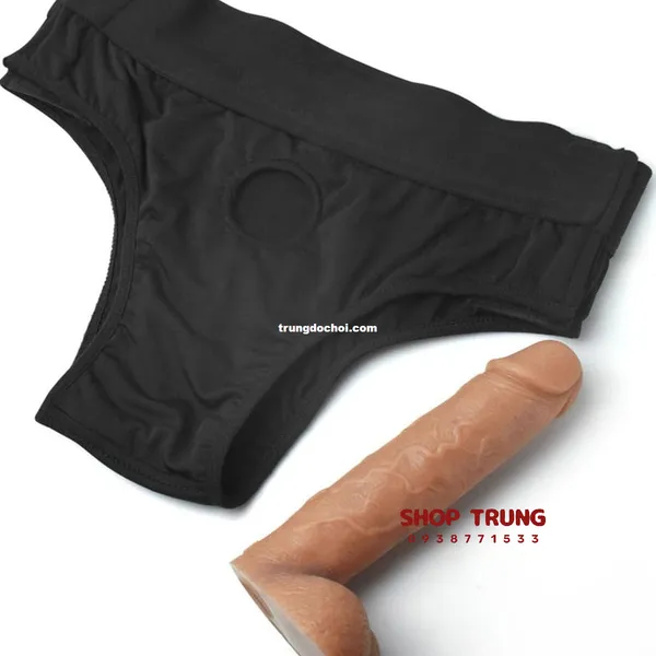Quần lót gắn dương vật - Gắn được mọi dương vật khác nhau