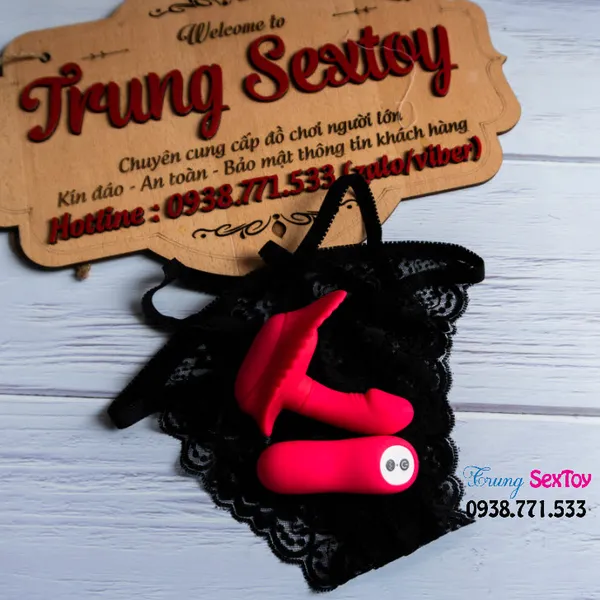 Quần lót rung hình dương vật mềm mại ClamShell kích thích hưng phấn “sướng” tột đỉnh cho Eva