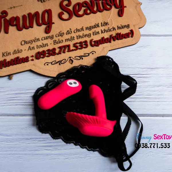 Quần lót rung hình dương vật mềm mại ClamShell kích thích hưng phấn “sướng” tột đỉnh cho Eva