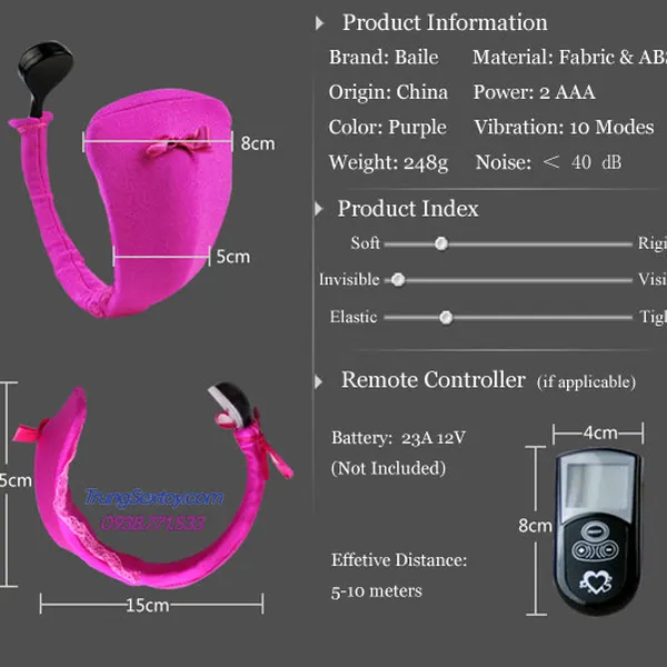 Quần Lót Có Rung Điều Khiển Từ Xa
