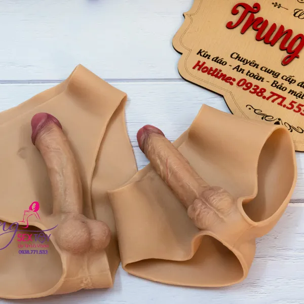 Sextoy Cho Les Khám Phá Dương Vật Giả Liền Quần Silicone Đặc Ruột Tiện Lợi & Cảm Giác Chân Thực