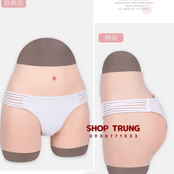 Quần Silicon Định Hình Âm Đạo Giả Giúp Nam Giả Gái (Tucking + Độn Hông)