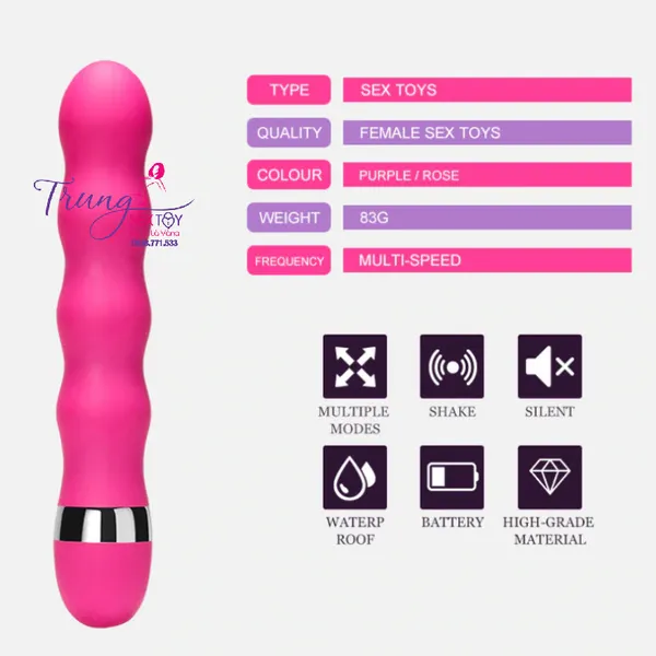 Que rung 18cm kích thích âm đạo gia tăng thương vị tình ái 