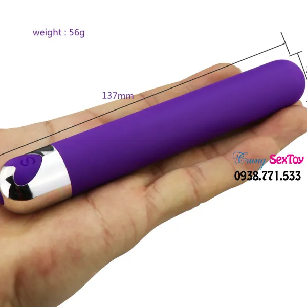 Mê mẩn với sextoy que rung trái tim silicon
