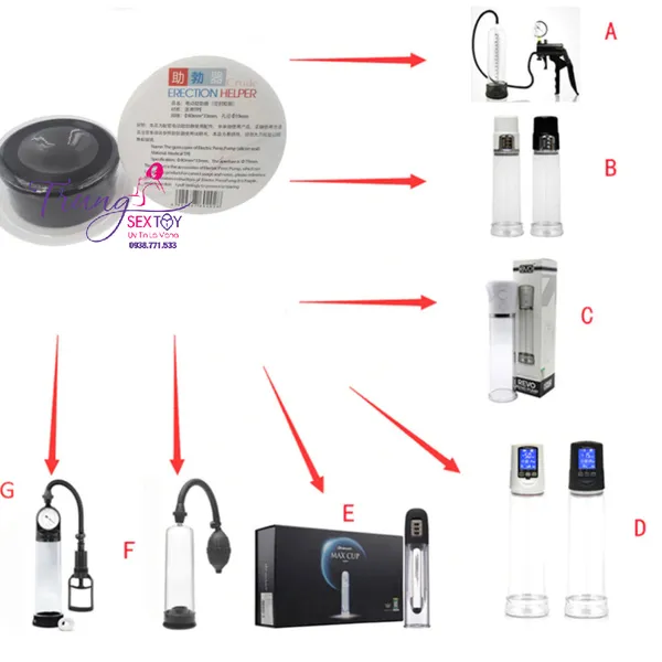 Phụ Kiện Ron Silicon Thay Thế Cho Máy Tập Dương Vật 