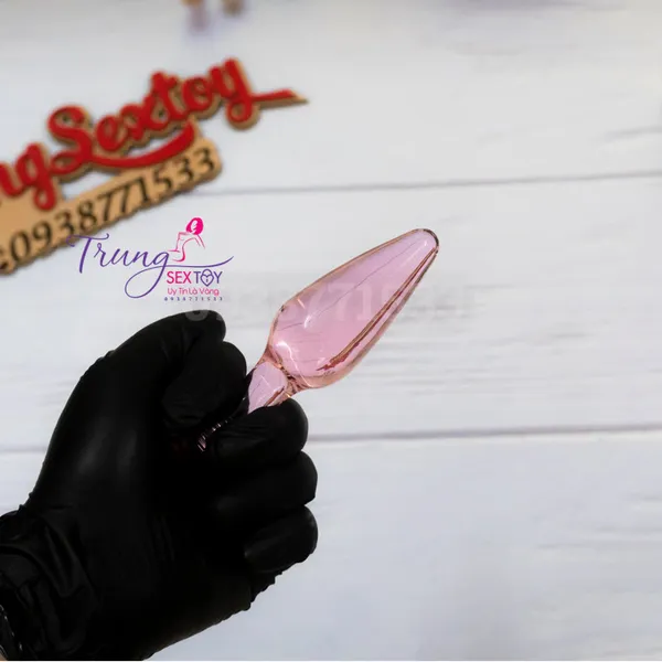 Phích cắm hậu môn bằng thủy tinh Siêu cute