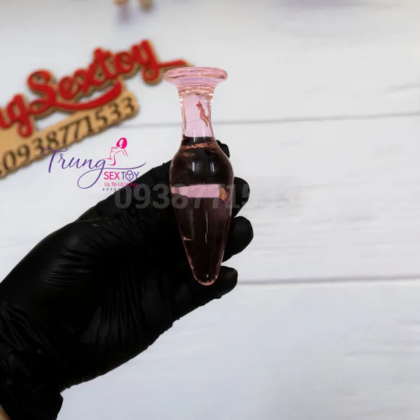 Phích cắm hậu môn bằng thủy tinh Siêu cute