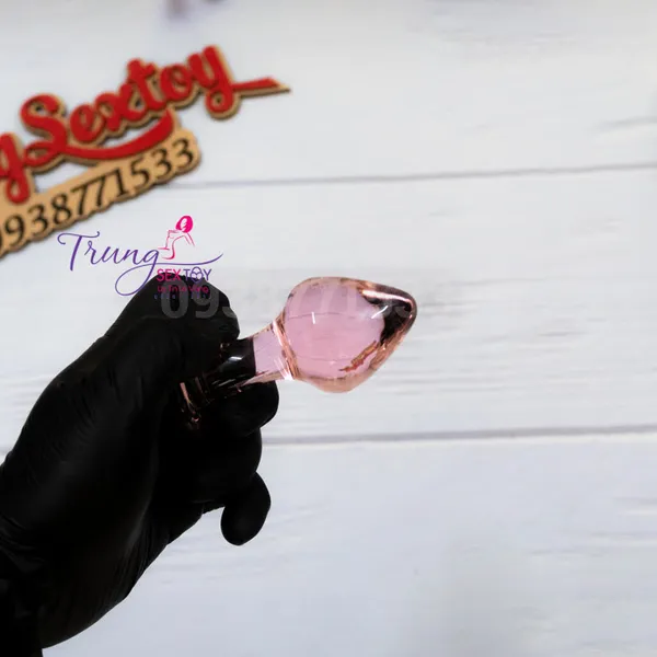 Phích cắm hậu môn bằng thủy tinh Siêu cute