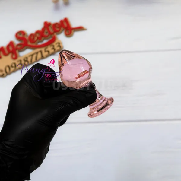 Phích cắm hậu môn bằng thủy tinh Siêu cute