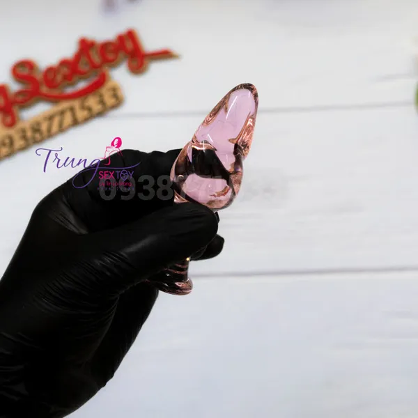 Phích cắm hậu môn bằng thủy tinh Siêu cute