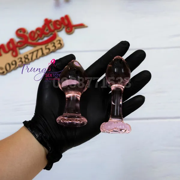 Phích cắm hậu môn bằng thủy tinh Siêu cute