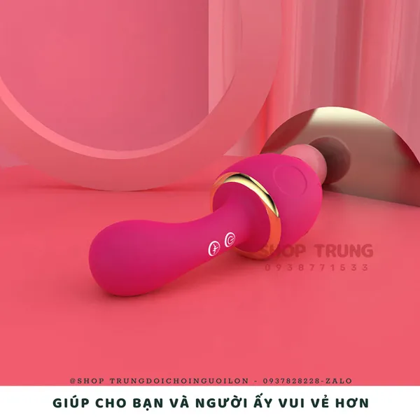 Nấm Lùn có Rung và Hút Âm Đạo 10 chế độ dành cho nữ