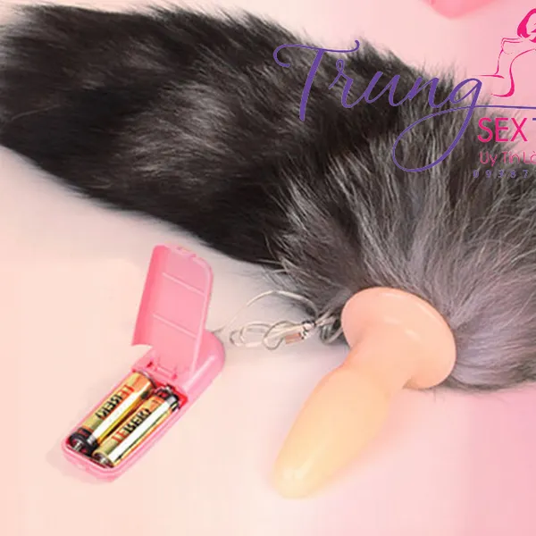 Đuôi chồn silicon mềm có rung