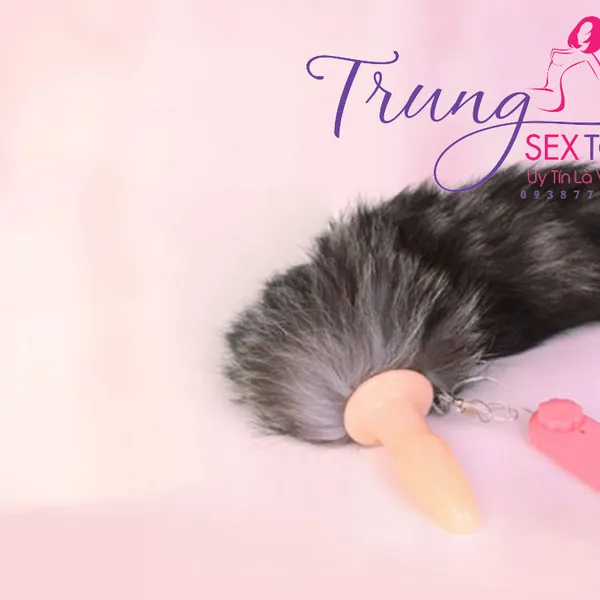 Đuôi chồn silicon mềm có rung