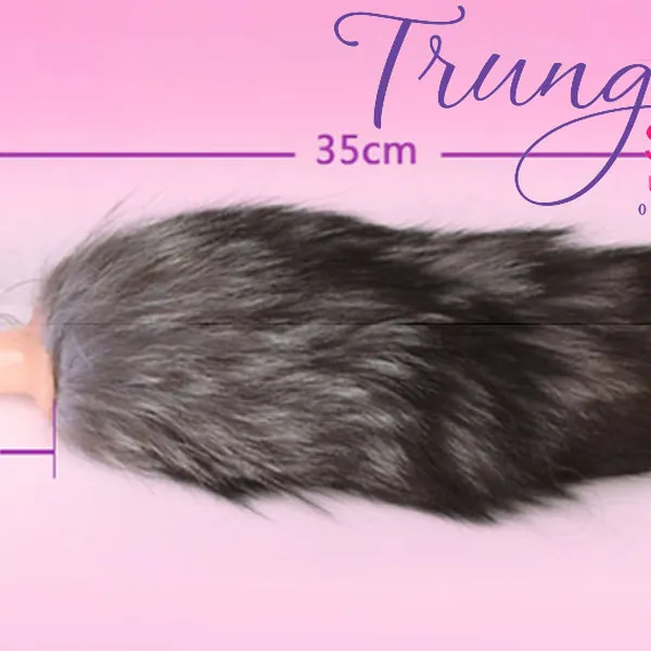 Đuôi chồn silicon mềm có rung