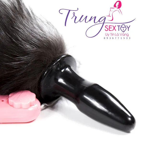 Đuôi chồn silicon mềm có rung