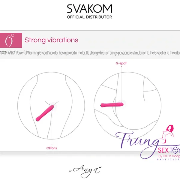 Svakom Anya “rung giật liên hồi” sướng tê cô bé