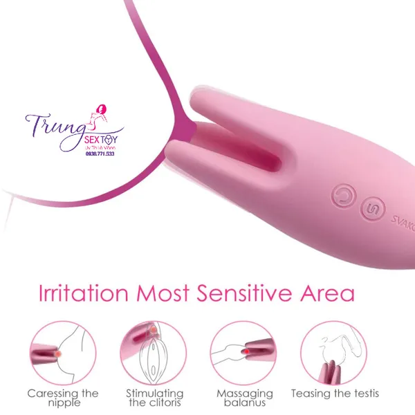 Máy rung âm vật Svakom NYMPH dùng là mê 