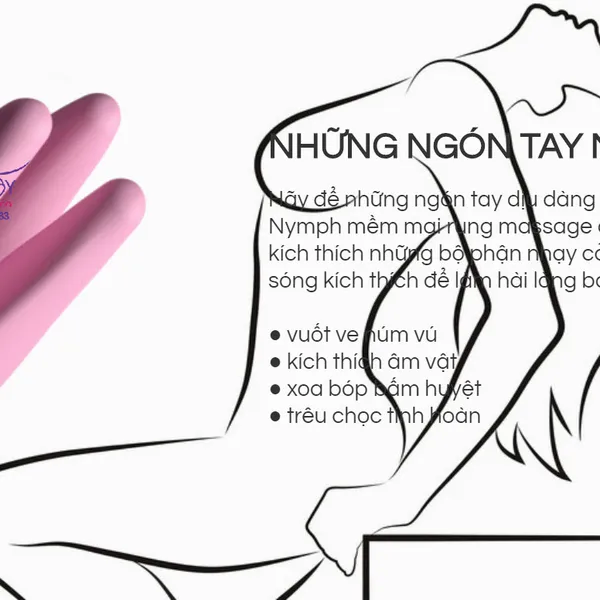 Máy rung âm vật Svakom NYMPH dùng là mê 