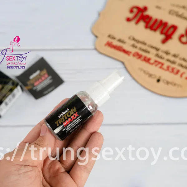 Chai xịt Shibari Triton Maxx Thành Phần Lợi Ích và Cách Sử Dụng