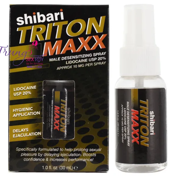 Chai xịt Shibari Triton Maxx Thành Phần Lợi Ích và Cách Sử Dụng