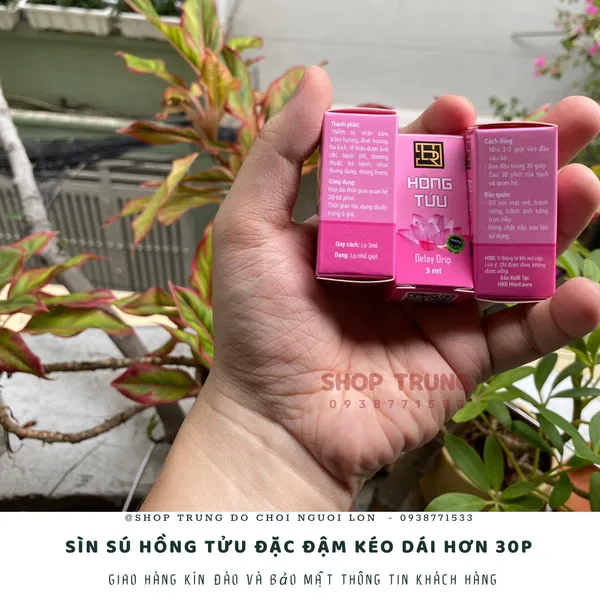Sìn sú hồng tửu dạng nước đậm đặc dành cho anh em 