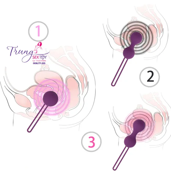 Bóng Tập Co Thắt Âm Đạo Ball Kegel Cho Nữ Sướng Mê