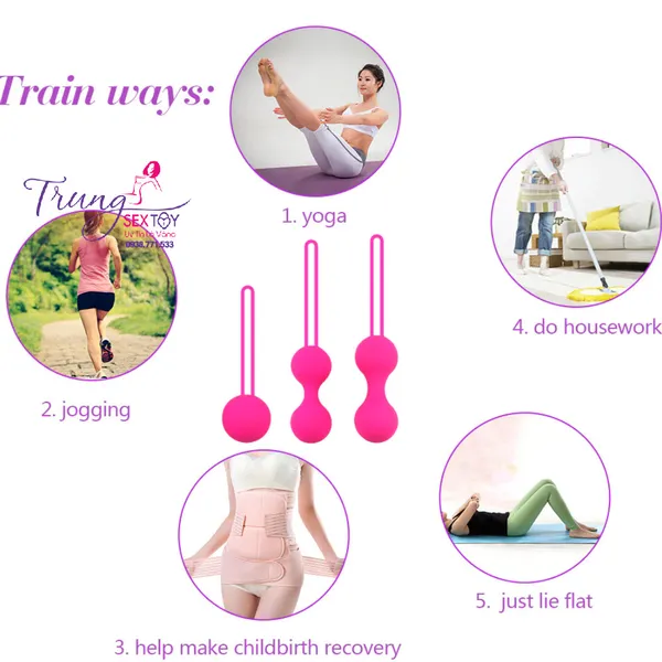 Bóng Tập Co Thắt Âm Đạo Ball Kegel Cho Nữ Sướng Mê