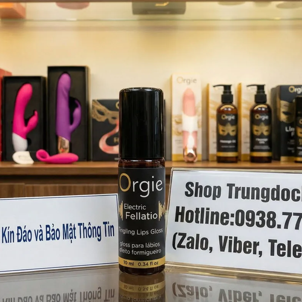 Son Bóng Orgie Electric Fellatio Biến Mỗi Nụ Hôn Và Oral Sex Thành Làn Sóng Rung Điện Trên Môi