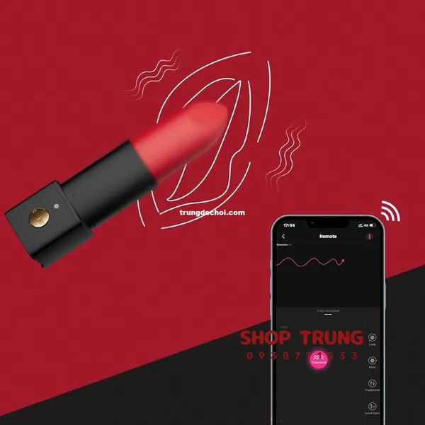 Son Môi Có Rung Exomoon Hàng Chính Hãng Lovense