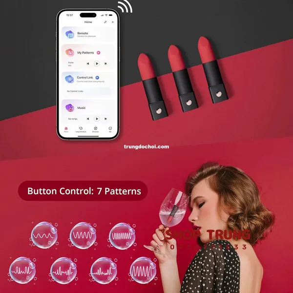 Son Môi Có Rung Exomoon Hàng Chính Hãng Lovense