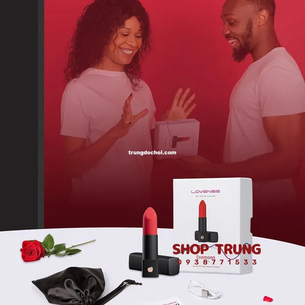 Son Môi Có Rung Exomoon Hàng Chính Hãng Lovense