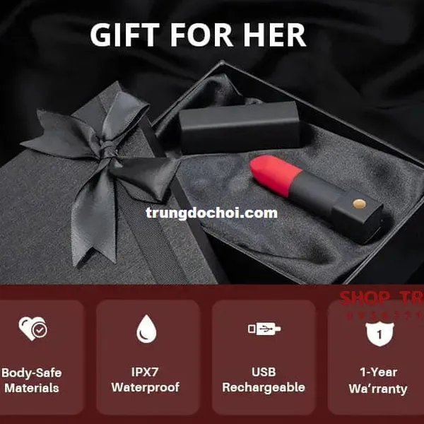 Son Môi Có Rung Exomoon Hàng Chính Hãng Lovense