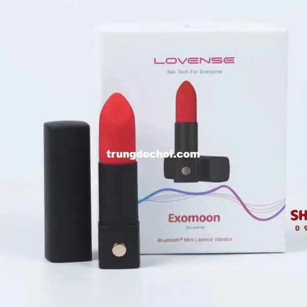 Son Môi Có Rung Exomoon Hàng Chính Hãng Lovense