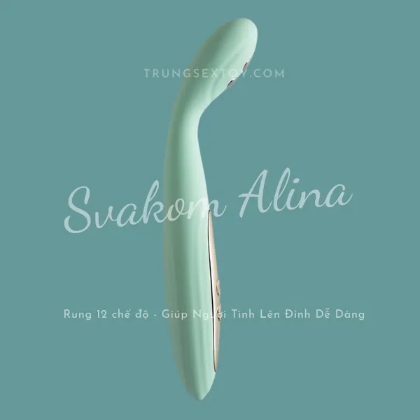 SVAKOM Alina máy rung kích thích khiến chị em phê mê mẩn