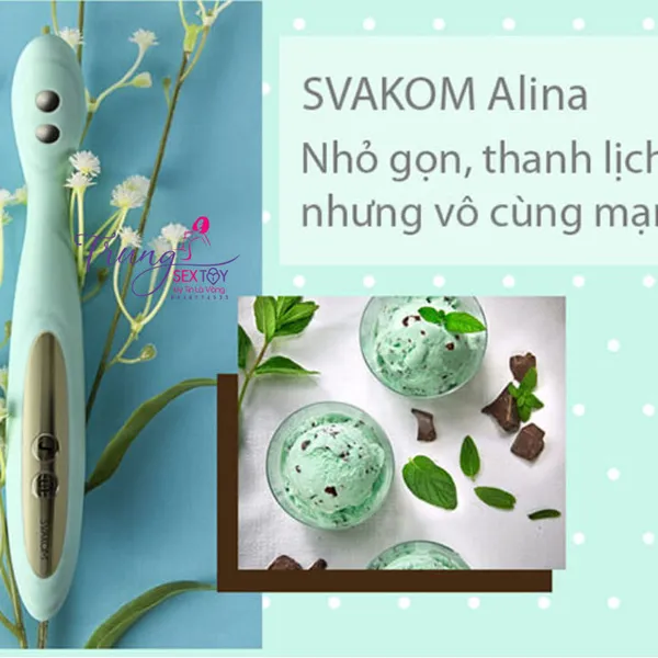 SVAKOM Alina máy rung kích thích khiến chị em phê mê mẩn