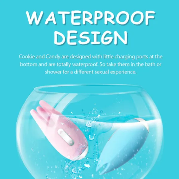  Máy Rung Kích Thích Nhũ Hoa và  m Đạo SVAKOM Cookie và Candy