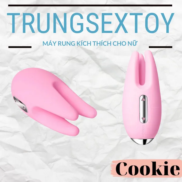 Máy Rung Kích Thích Nhũ Hoa và  m Đạo SVAKOM Cookie và Candy