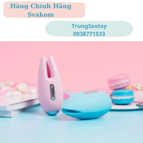  Máy Rung Kích Thích Nhũ Hoa và  m Đạo SVAKOM Cookie và Candy