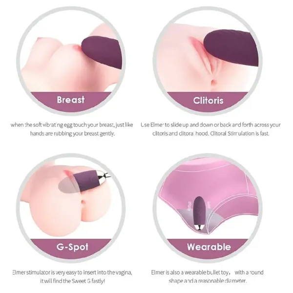 Trứng Rung Svakom Elmer Thiết Kế Nhỏ Gọn Rung Đa Tần Số Không Ồn