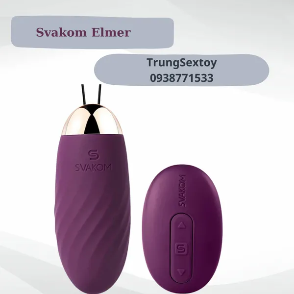 Trứng Rung Svakom Elmer Thiết Kế Nhỏ Gọn Rung Đa Tần Số Không Ồn