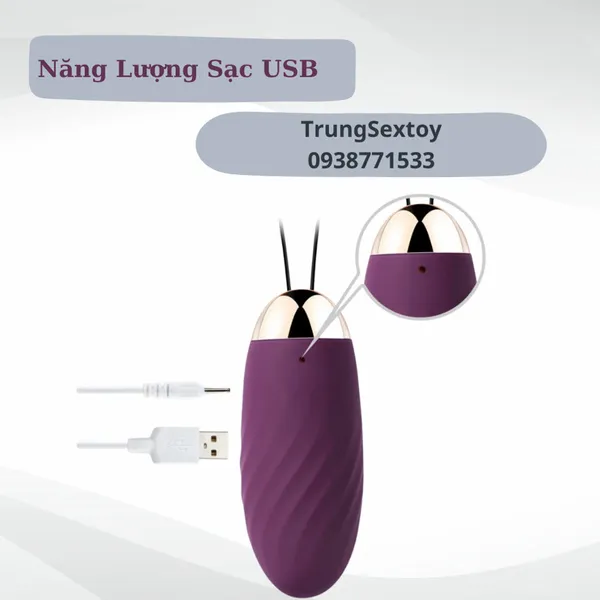 Trứng Rung Svakom Elmer Thiết Kế Nhỏ Gọn Rung Đa Tần Số Không Ồn