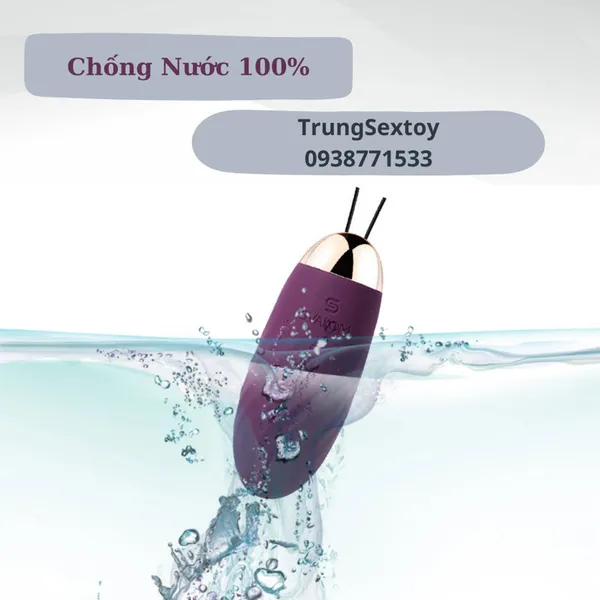 Trứng Rung Svakom Elmer Thiết Kế Nhỏ Gọn Rung Đa Tần Số Không Ồn