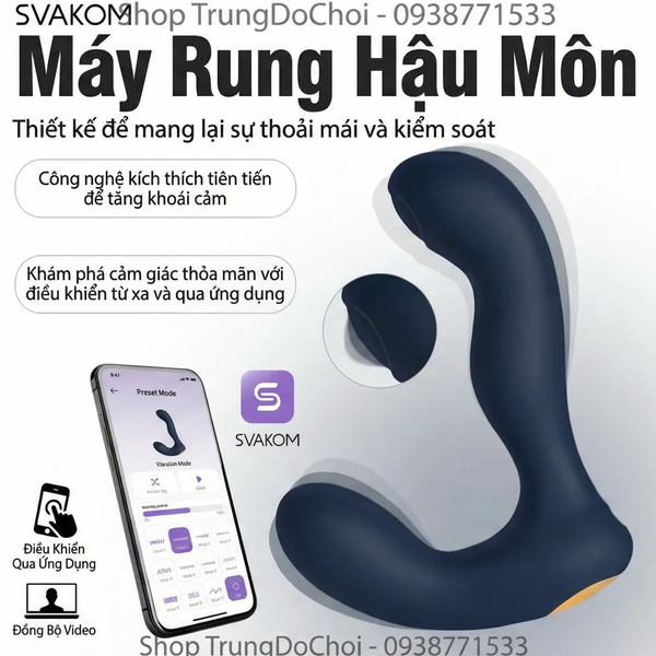 SVAKOM Iker Neo Máy Massage Tuyến Tiền Liệt Rung Xung Động, Kết Nối App