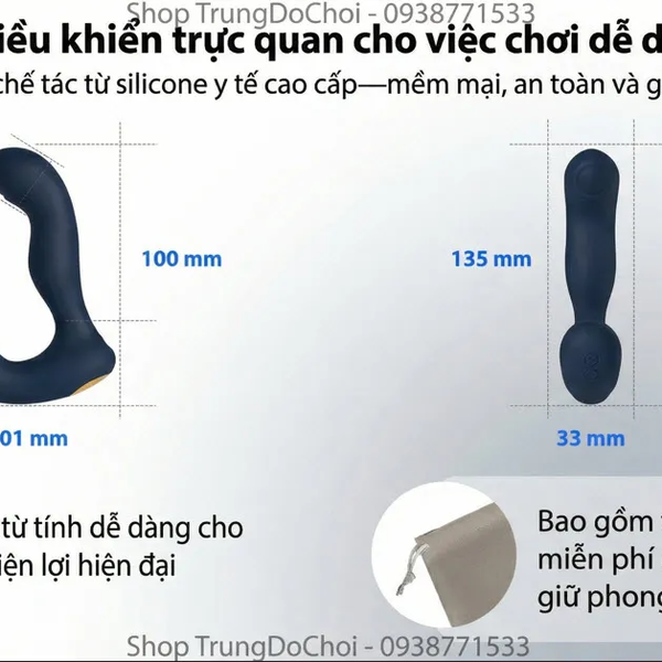 SVAKOM Iker Neo Máy Massage Tuyến Tiền Liệt Rung Xung Động, Kết Nối App