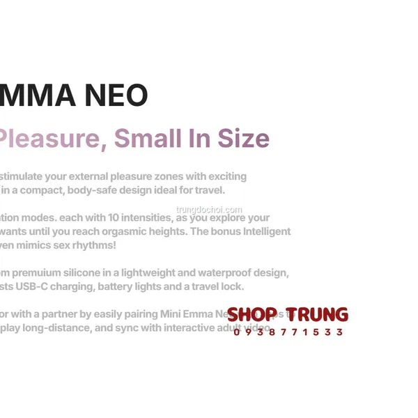 Svakom Mini Emma Neo Đồ Chơi Tình Yêu Kết Nối Ứng Dụng
