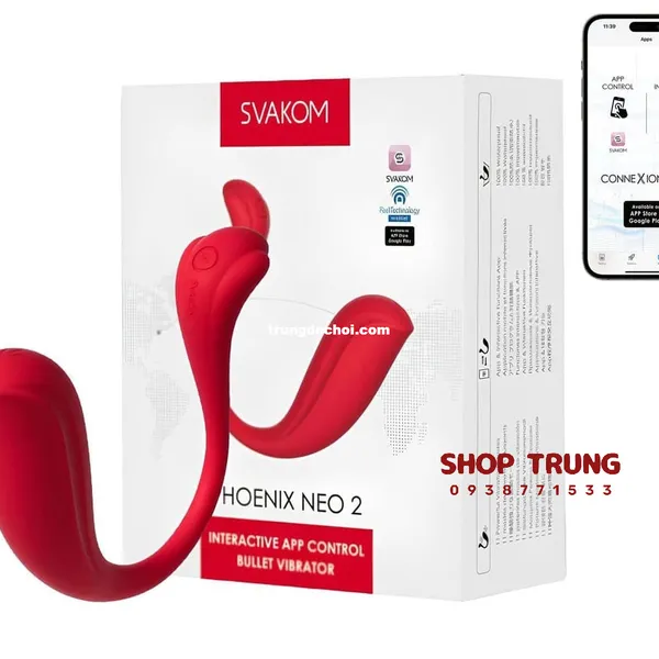 Svakom Phoenix Neo 2 Trứng Rung Tình Yêu Điều Khiển Bằng App