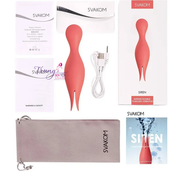 Thăng hoa cảm xúc với dụng cụ tình dục SVAKOM Siren 