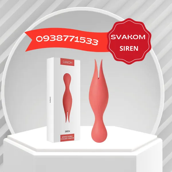 Thăng hoa cảm xúc với dụng cụ tình dục SVAKOM Siren 
